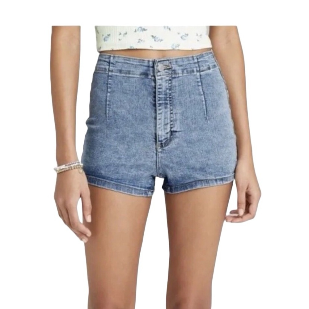 Wild Fable Highest Rise Jean Shorts Blue